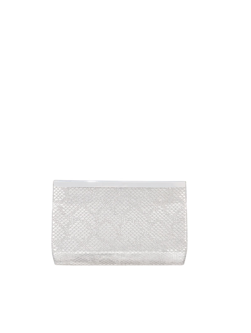 Pochette de soirée effet croco